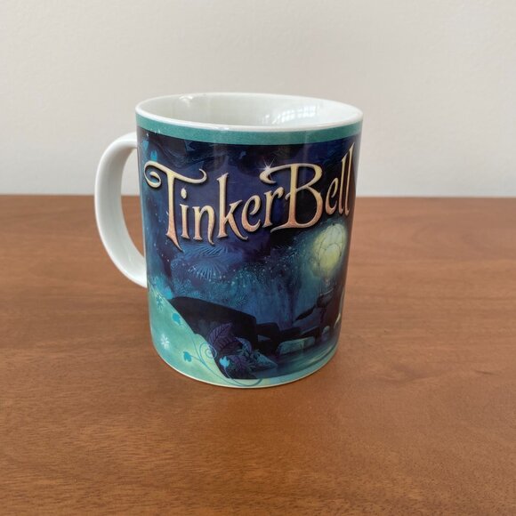 Disney Tinkerbell Coffee Cup Mug Firefly Hot Air Balloon - Enesco - Picture 4 of 5